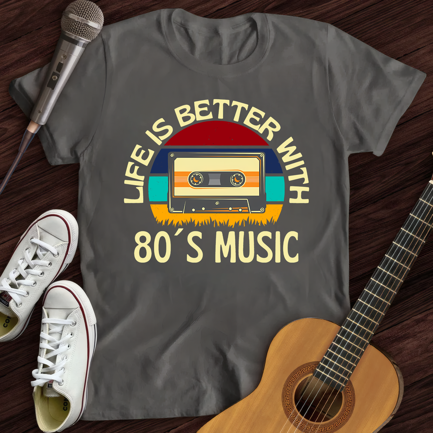 Life is better with 80's music T-Shirt
