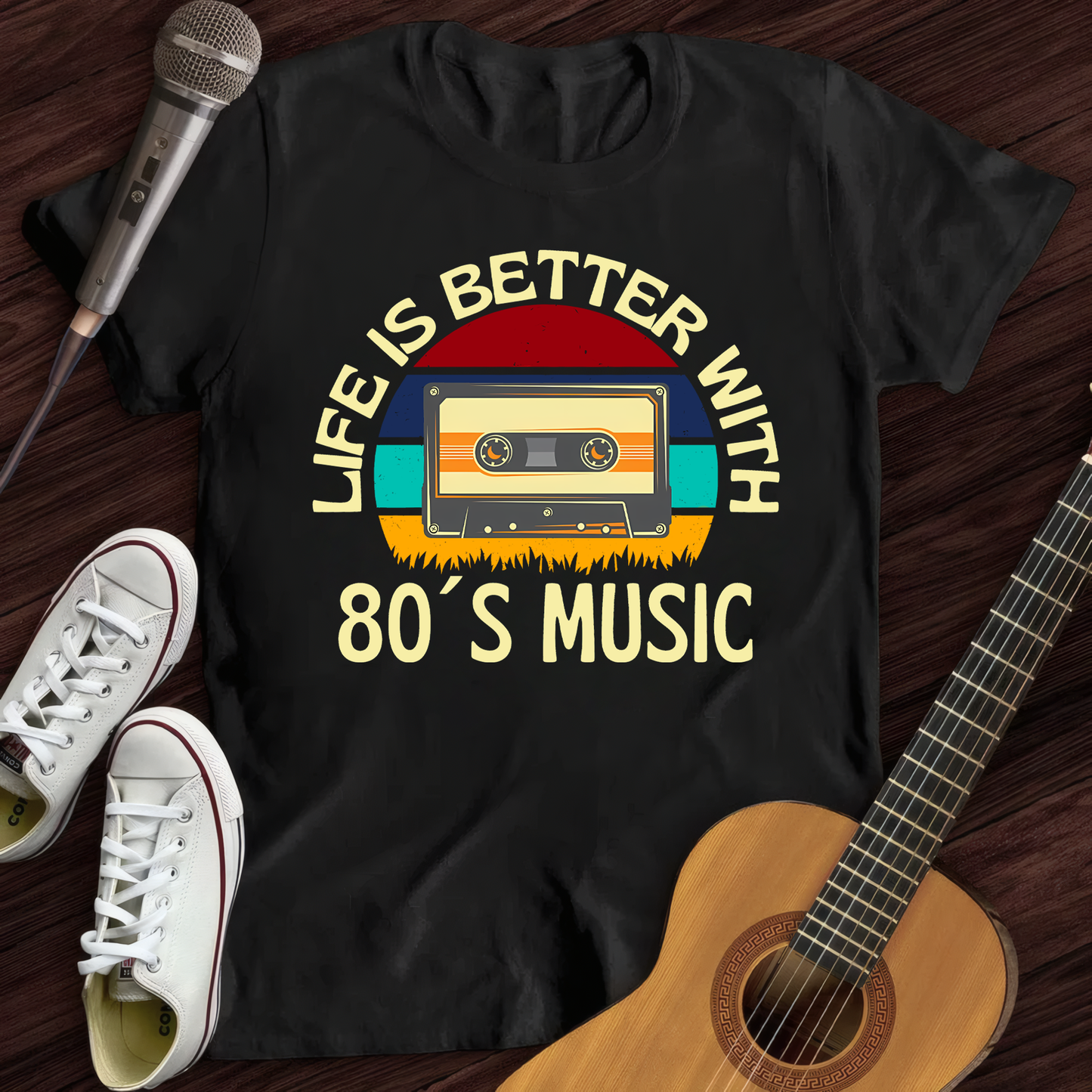 Life is better with 80's music T-Shirt