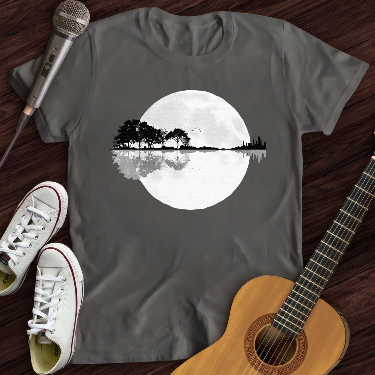 Moon Guitar T-Shirt