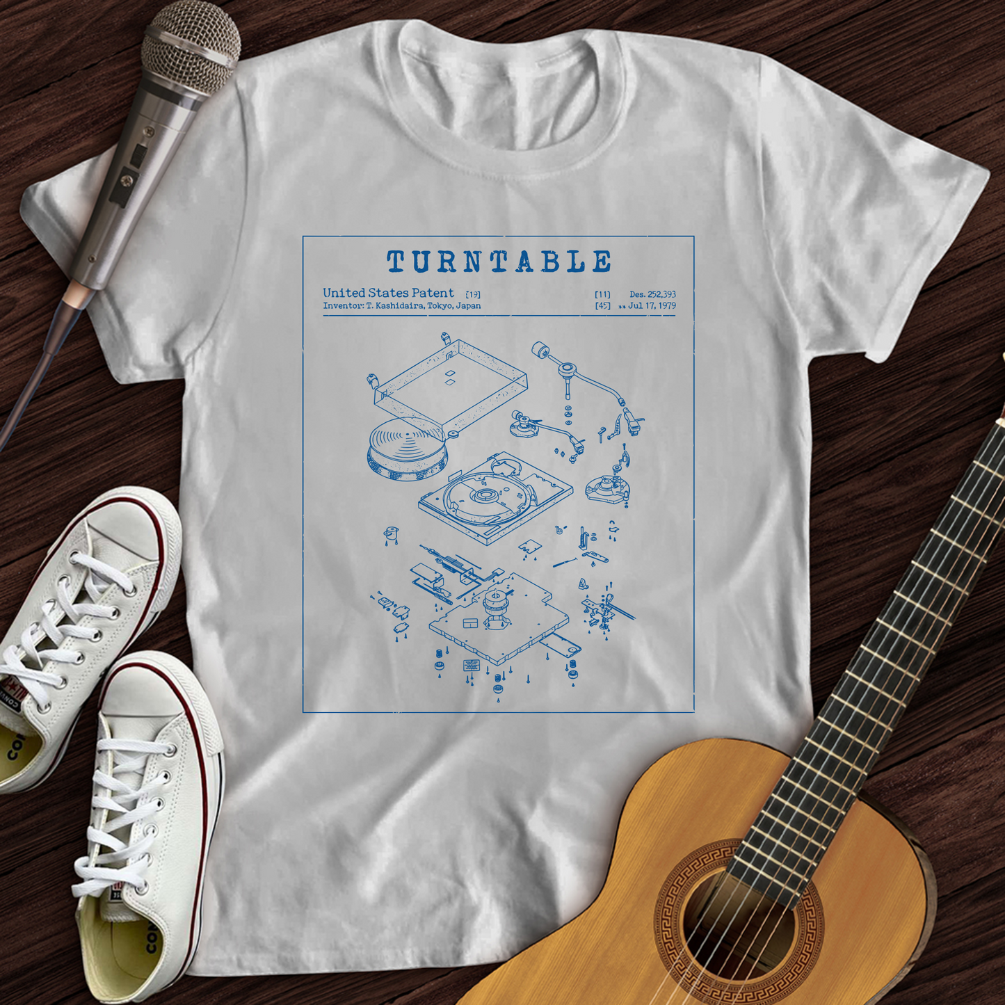 Turntable Patent T-Shirt