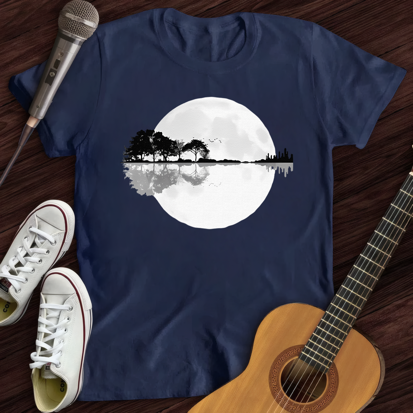 Moon Guitar T-Shirt