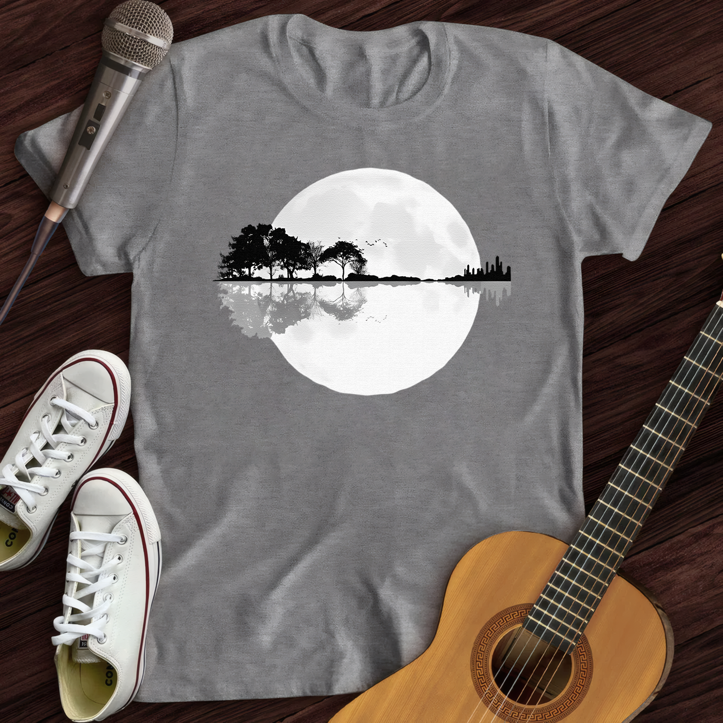 Moon Guitar T-Shirt
