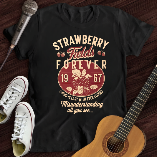 Strawberry Fields Forever Retro T-Shirt