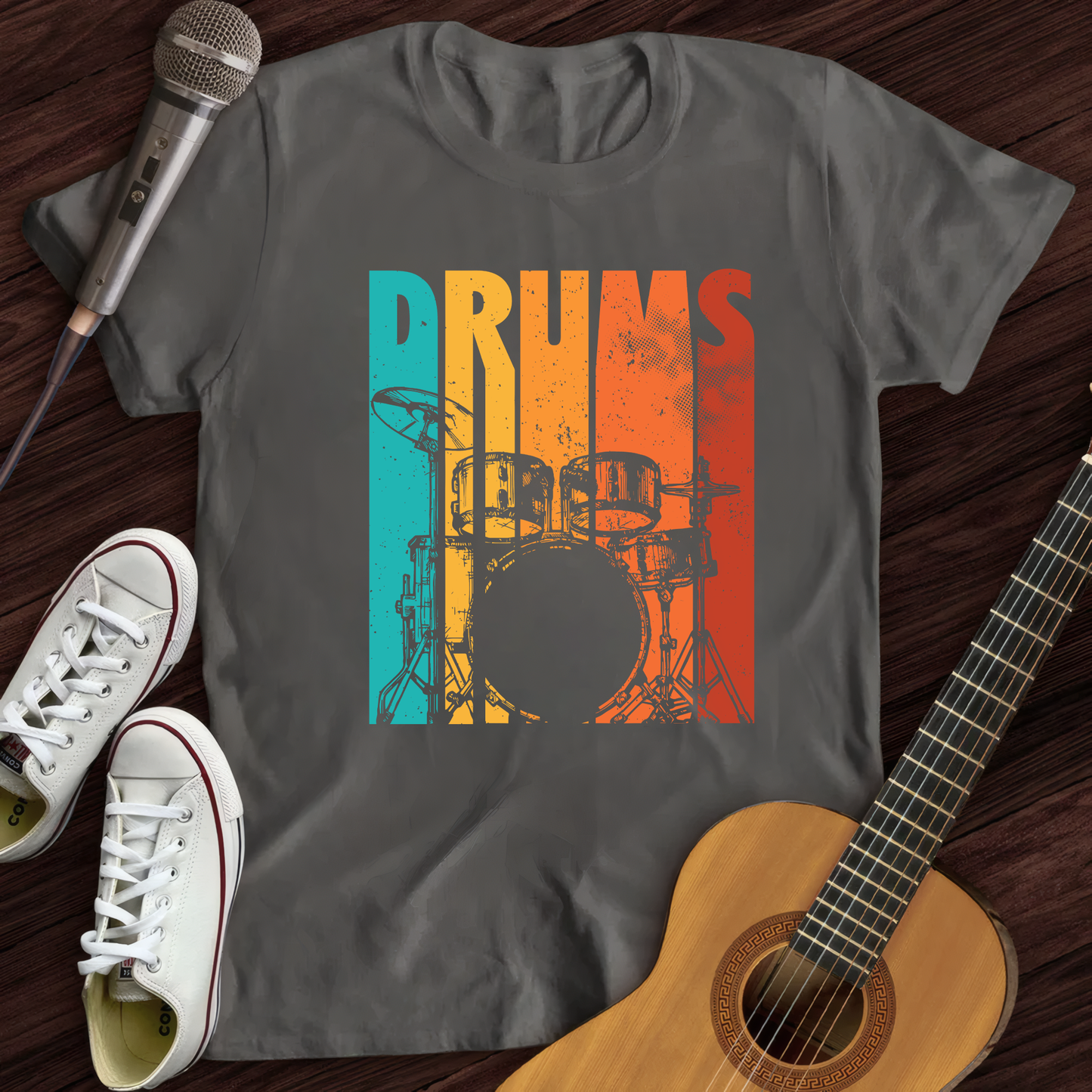 Retro Drummer T-Shirt