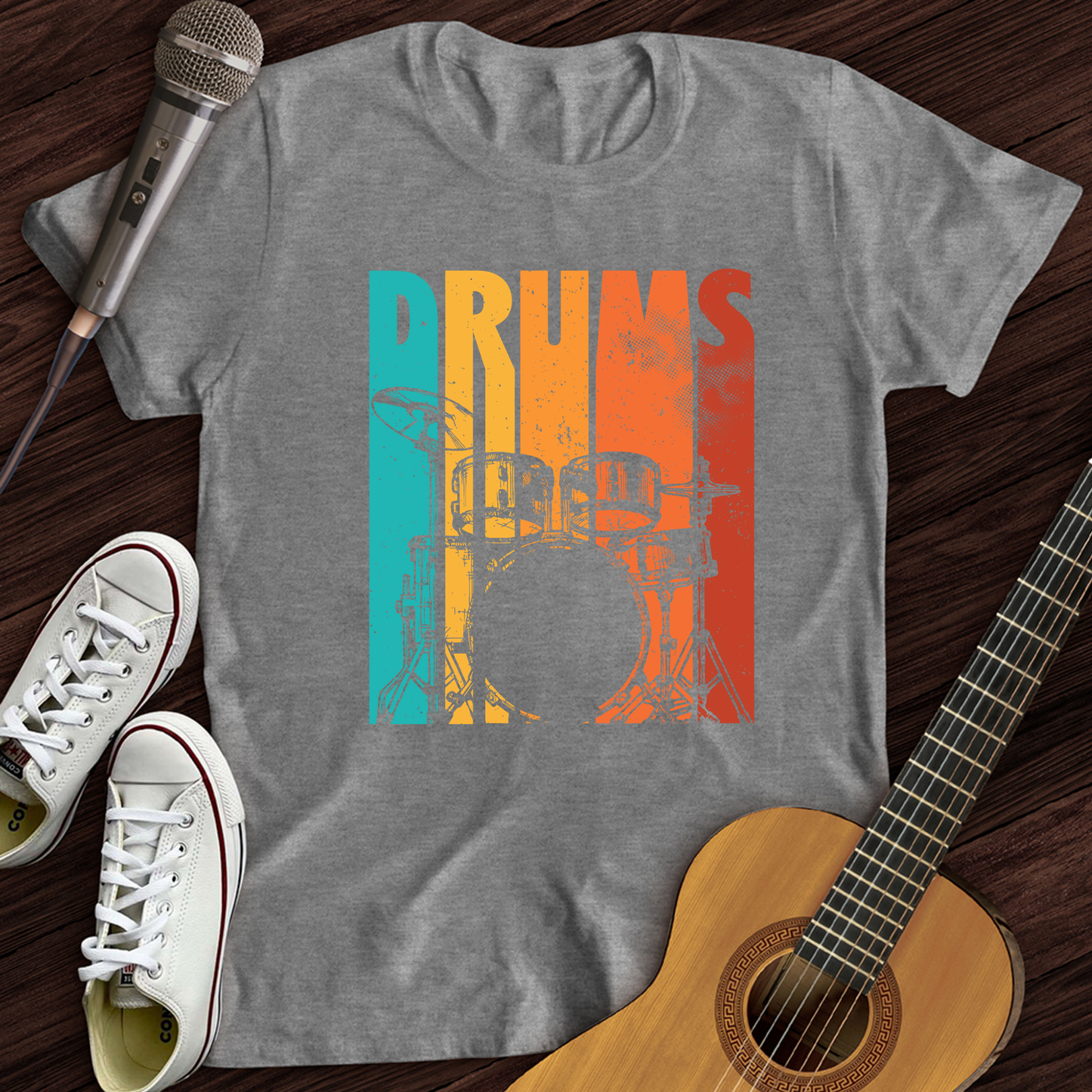 Retro Drummer T-Shirt