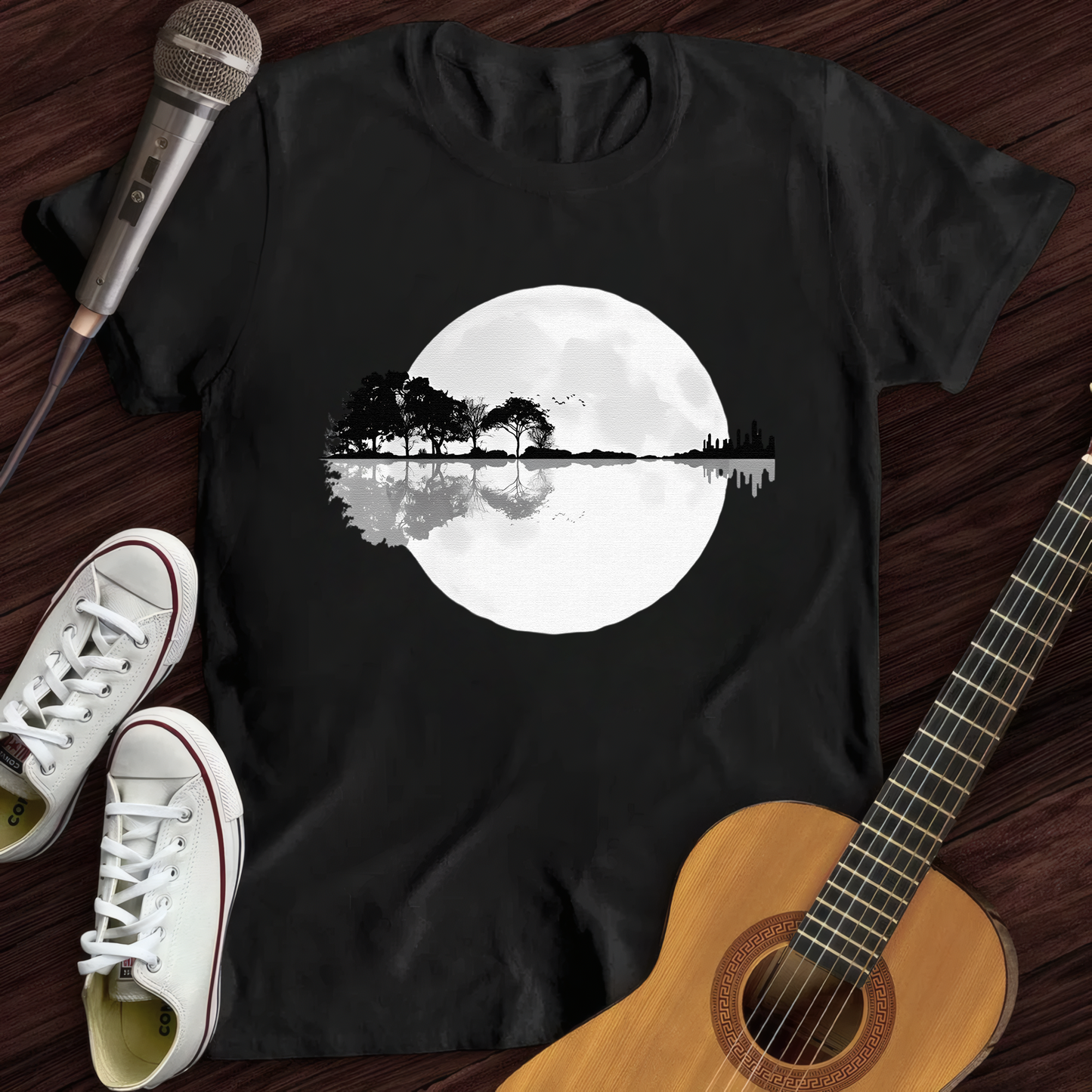 Moon Guitar T-Shirt