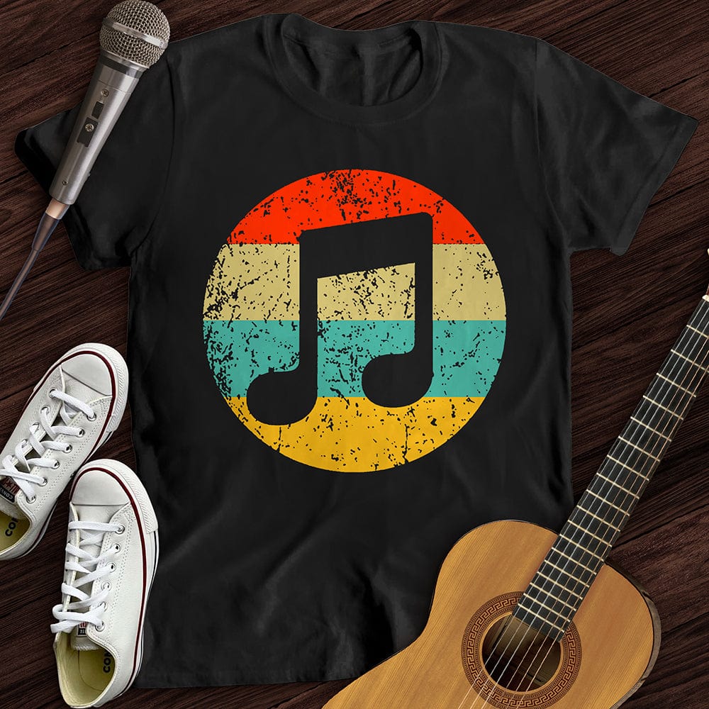 Retro Music Note T-Shirt