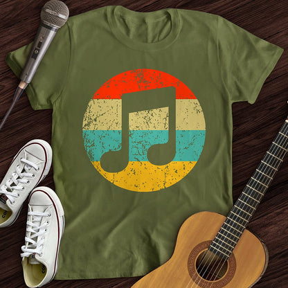 Retro Music Note T-Shirt
