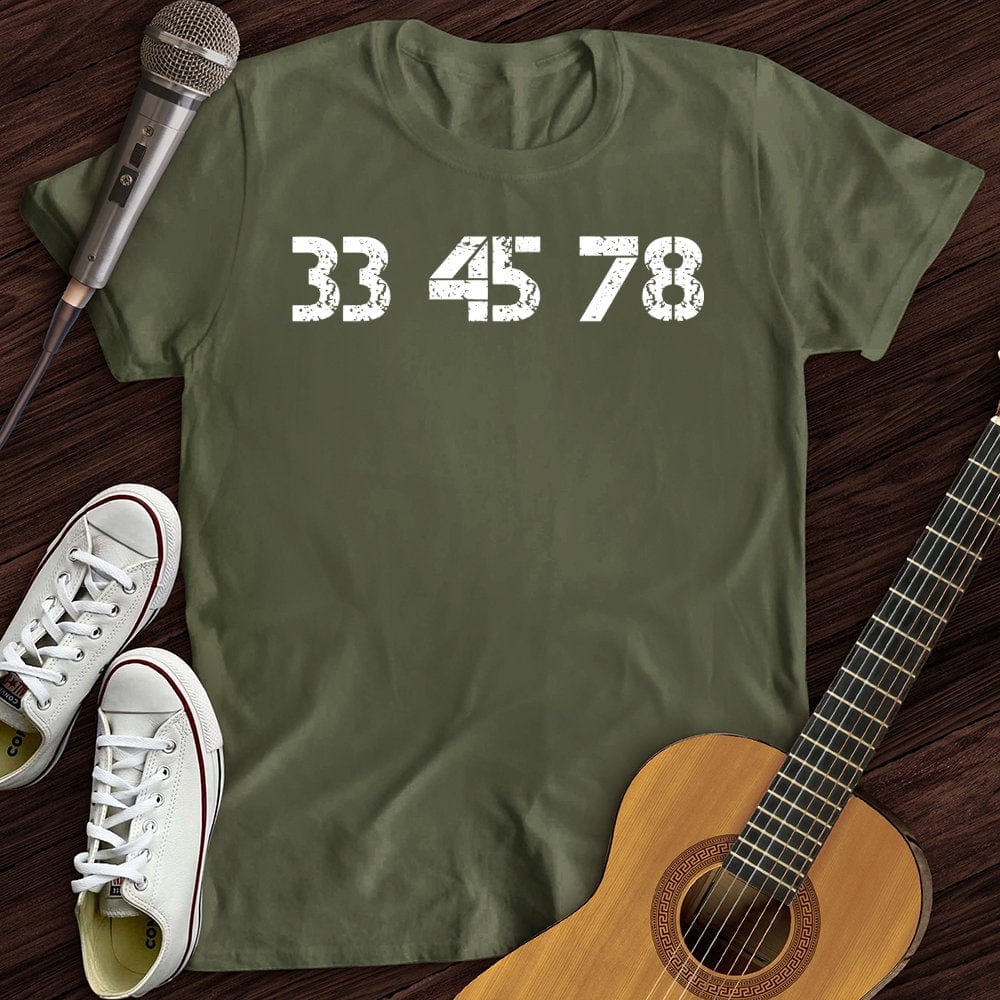 33-45-78 RPM Turntable T-Shirt