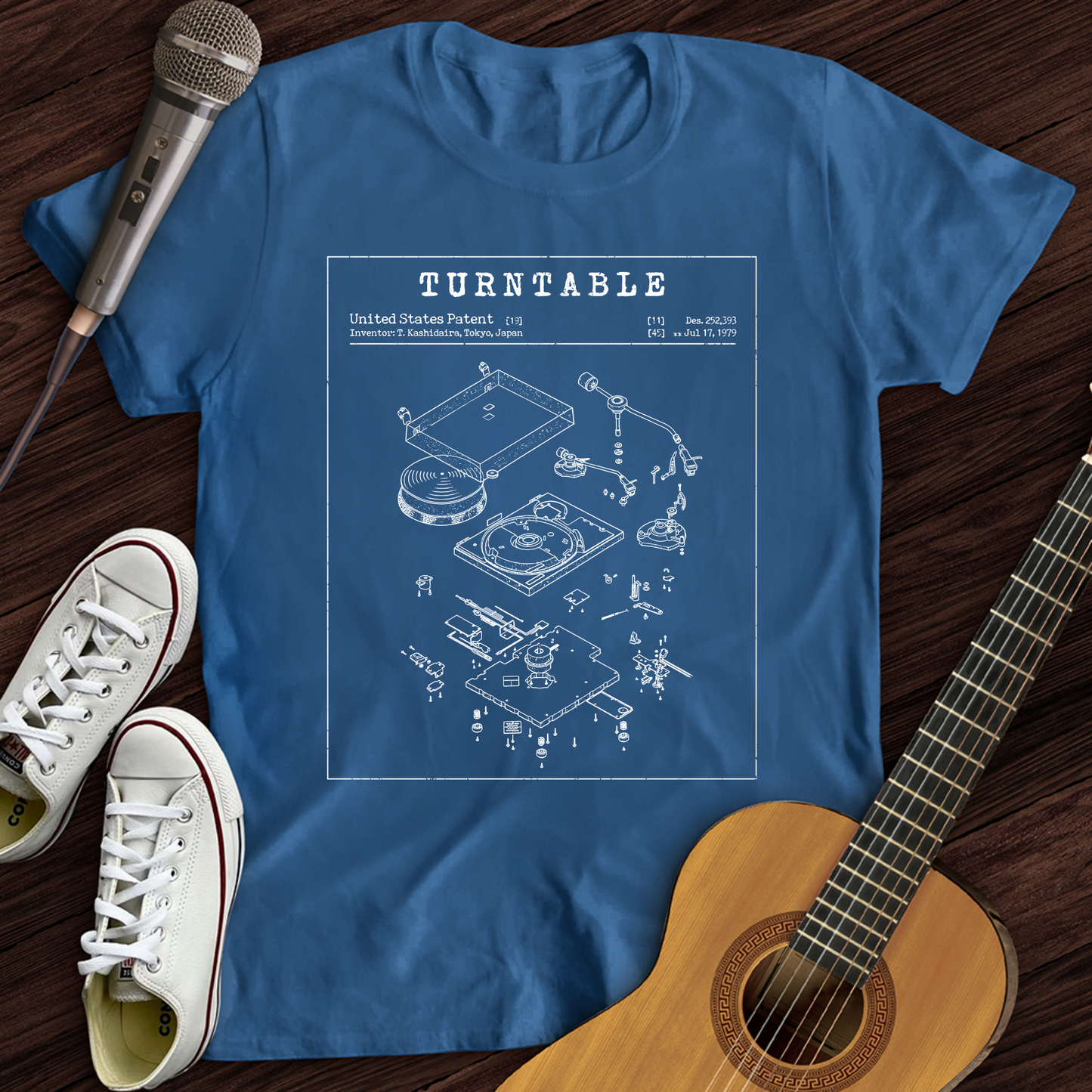 Turntable Patent T-Shirt