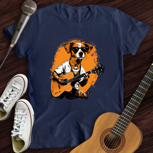 Dog_Guitarist_Softstyle T-Shirt